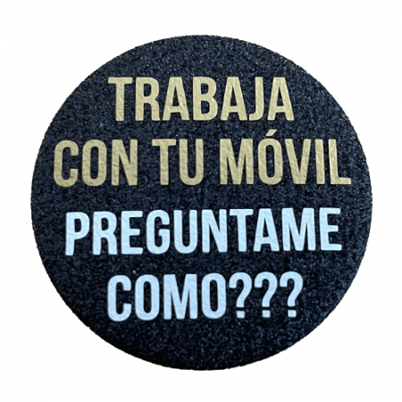 CHAPA PURPURINA TRABAJA CON TU MOVIL HB