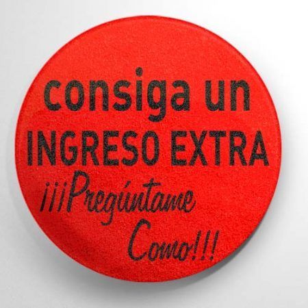CHAPA PEQUEÑA DE TERCIOPELO CORAL PT2 38mm HB