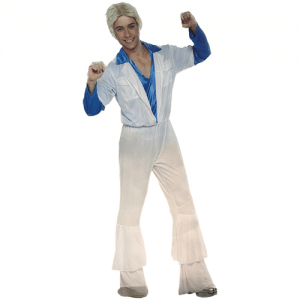 DISFRAZ CHICO DISCO BLANCO TALLA UNICA HOMBRE