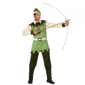 DISFRAZ HOMBRE DE LOS BOSQUES ROBIN HOOD TALLA M-L HOMBRE