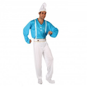 DISFRAZ PITUFO O ENANITO AZUL M-L HOMBRE