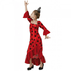DISFRAZ FLAMENCA TALLA 10-12 AÑOS NIÑA