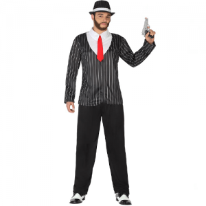 DISFRAZ GANSTER TALLA M-L HOMBRE