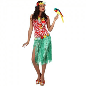DISFRAZ HAWAIANA TALLA M-L MUJER