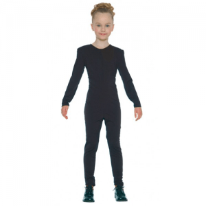 DISFRAZ MAILLOT NEGRO TALLA 5-8 AÑOS NIÑA