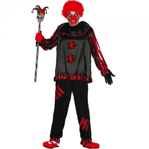 DISFRAZ PAYASO LOCO TALLA M HOMBRE 10830