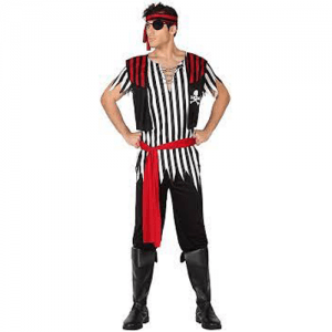 DISFRAZ PIRATA TALLA XS-S HOMBRE