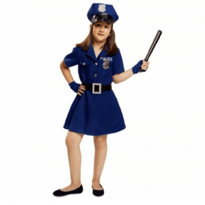 DISFRAZ POLICIA TALLA 10-12 AÑOS NIÑA