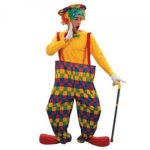 DISFRAZ RAINBOW CLOWN TALLA UNICA HOMBRE