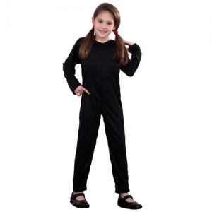 DISFRAZ MONO COMPLETO NEGRO TALLA 10-12 AÑOS NIÑA