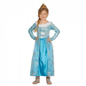 DISFRAZ PRINCESA HIELO TALLA 5-6 AÑOS NIÑA