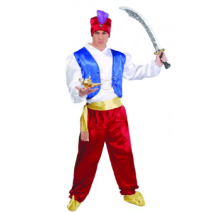 DISFRAZ GENIO DE LA LAMPARA HOMBRE TALLA M