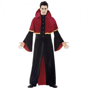 DISFRAZ VAMPIRO ROJO HOMBRE TALLA M/L