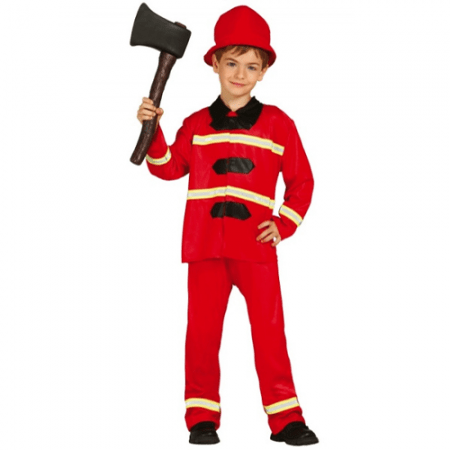 DISFRAZ BOMBERO TALLA 3-4 AÑOS NIÑO