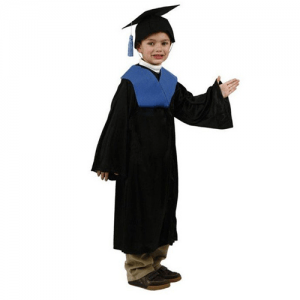 DISFRAZ GRADUACION AZUL TALLA 10-12 AÑOS NIÑO