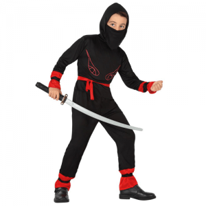 DISFRAZ GUERRERO NINJA TALLA 10-12 AÑOS NIÑO