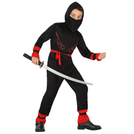 DISFRAZ GUERRERO NINJA TALLA 10-12 AÑOS NIÑO