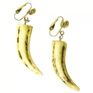 PENDIENTES CAVERNICOLAS DE COLMILLOS