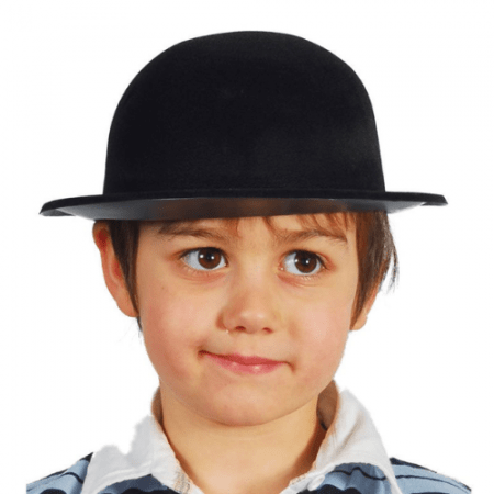 SOMBRERO BOMBIN NIÑO NEGRO