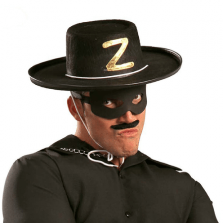 SOMBRERO ZORRO BANDIDO