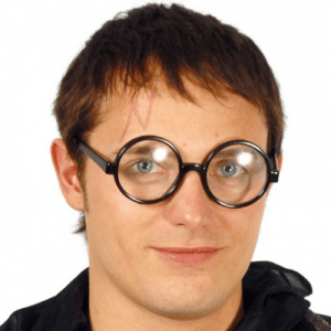 GAFAS REDONDAS NEGRAS