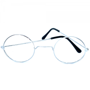 GAFAS DE METAL SIN CRISTALES PLATA
