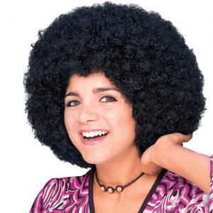 PELUCA NEGRA AFRO ADULTO