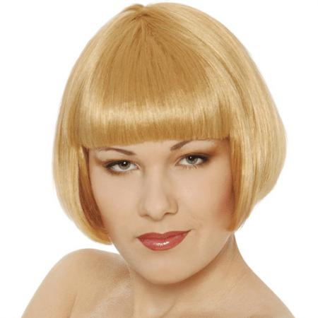 PELUCA MEDIA MELENA RUBIA ADULTO