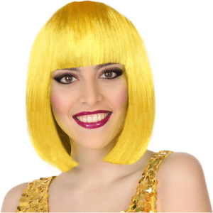 PELUCA MEDIA MELENA RUBIA ADULTO