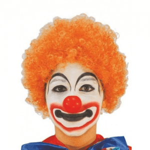 PELUCA PAYASO NARANJA ADULTO