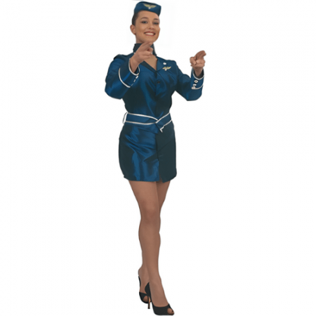 DISFRAZ DE AZAFATA TALLA UNICA MUJER
