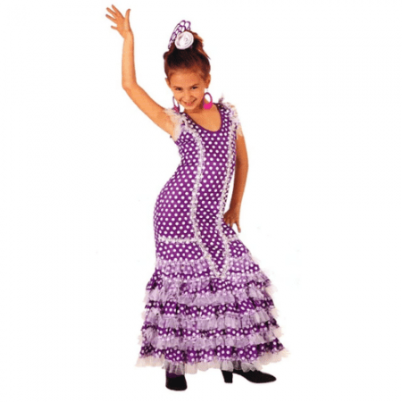 DISFRAZ BAILAORA FLAMENCA TALLA 5-6 AÑOS NIÑA