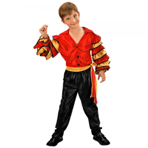 DISFRAZ BAILARÍN DE RUMBA TALLA 7-9 AÑOS NIÑO