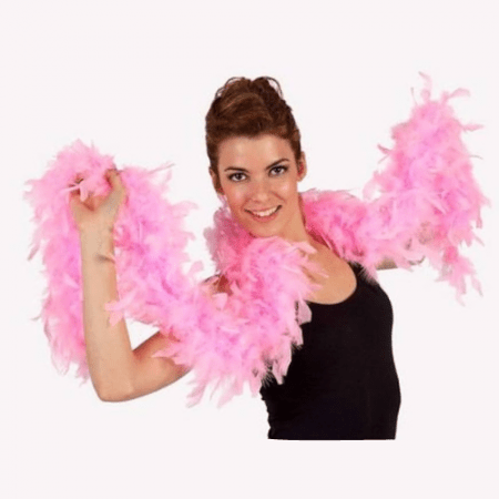 BOA PLUMAS ROSAS