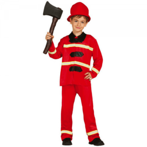 DISFRAZ BOMBERO TALLA 7-9 AÑOS NIÑO