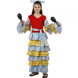 DISFRAZ BRASILEÑA TALLA 3-4 AÑOS NIÑA