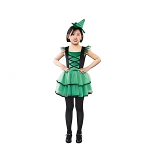 DISFRAZ BRUJA VERDE TALLA 4-6 AÑOS NIÑA