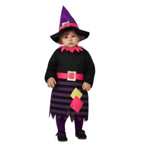 DISFRAZ DE BRUJA TALLA 0-6 MESES NIÑA