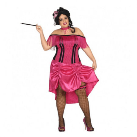 DISFRAZ DE CABARET TALLA XXL MUJER