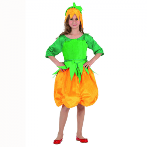 DISFRAZ DE CALABAZA TALLA 5-6 AÑOS NIÑA