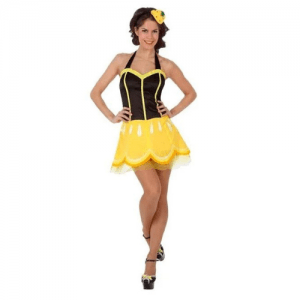 DISFRAZ DE CHICA LIMÓN TALLA M MUJER
