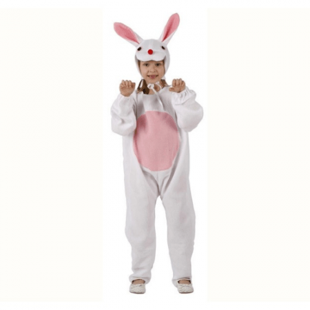 DISFRAZ CONEJITO BLANCO TALLA 5-6 AÑOS NIÑA