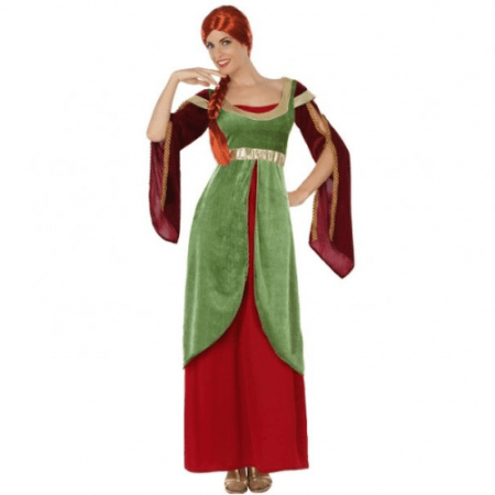 DISFRAZ DAMA MEDIEVAL TALLA M/L MUJER
