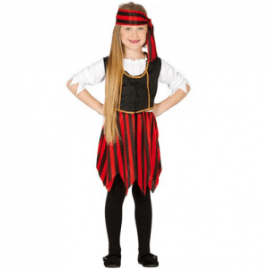 DISFRAZ CORSARIA PIRATA TALLA 5-6 AÑOS NIÑA