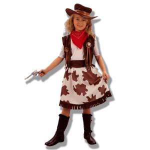 DISFRAZ VAQUERA TALLA 7/9 AÑOS NIÑA