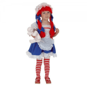 DISFRAZ MUÑECA DE TRAPO TALLA 3-4 AÑOS NIÑA