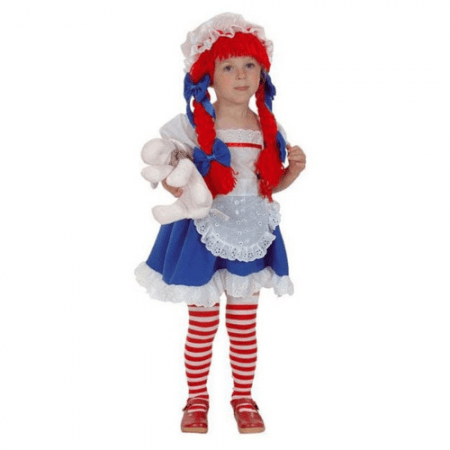 DISFRAZ MUÑECA DE TRAPO TALLA 4-6 AÑOS NIÑA
