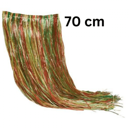 FALDA MULTICOLOR HAWAIANA 70CM