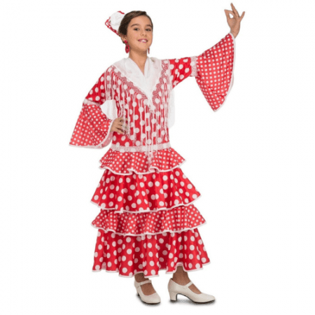 DISFRAZ DE FLAMENCA TALLA 3-4 AÑOS NIÑA