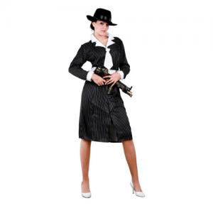 DISFRAZ GANSTER MUJER TALLA XL